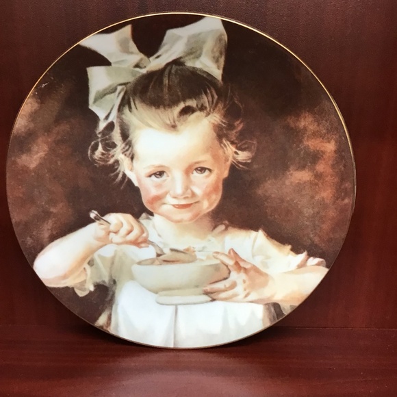 Vintage Royalwood China JC Leyendecker 1977 Cornflake Girl 8” Collectors Plate - Picture 1 of 3